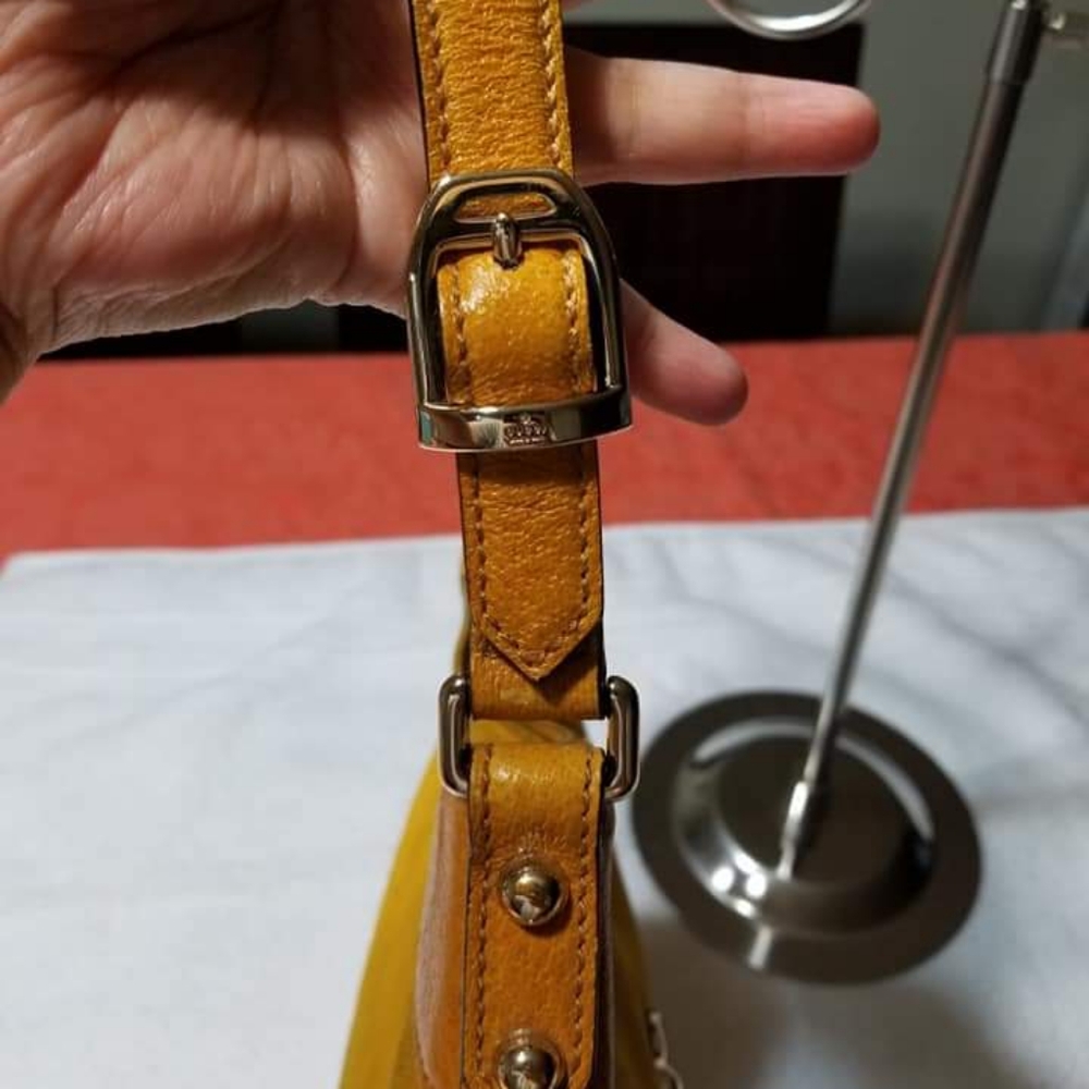 Gucci Mustard Suede and Leather Hasler Horsebit Sh - Picture 9 of 16